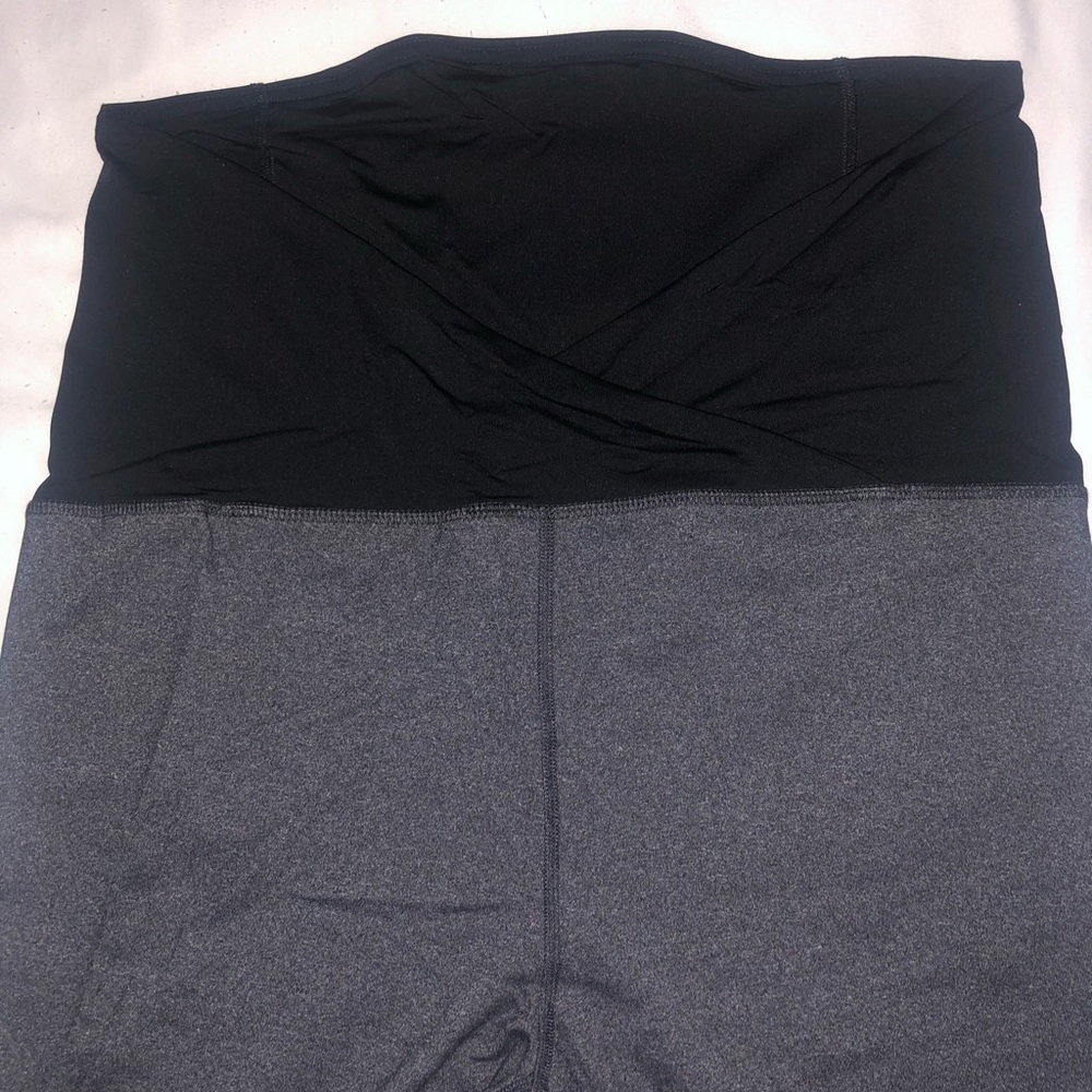 Grey maternity leggings XL
